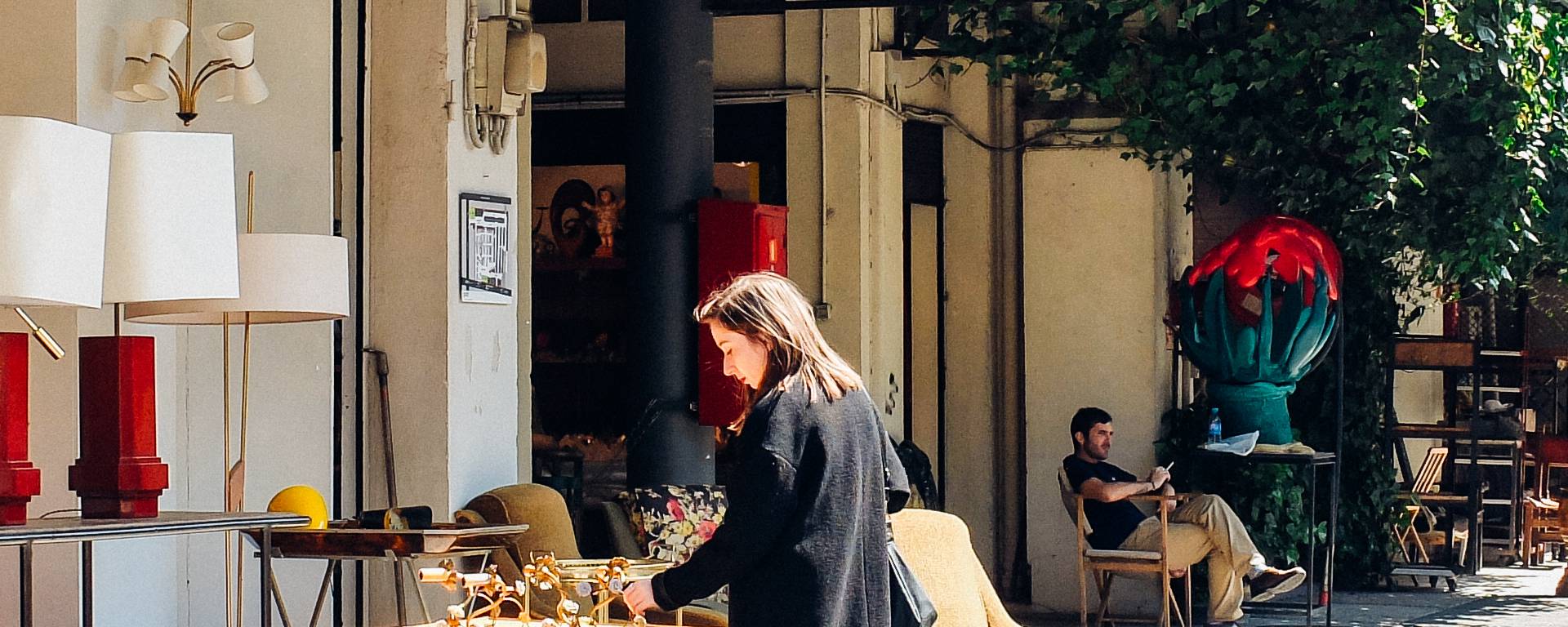 Mobilier vintage - marché aux puces 