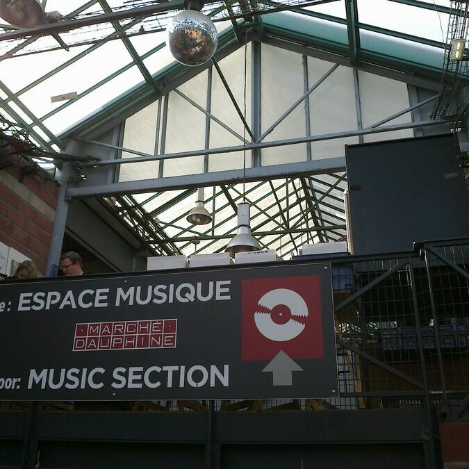 Espace musique au marché Dauphine